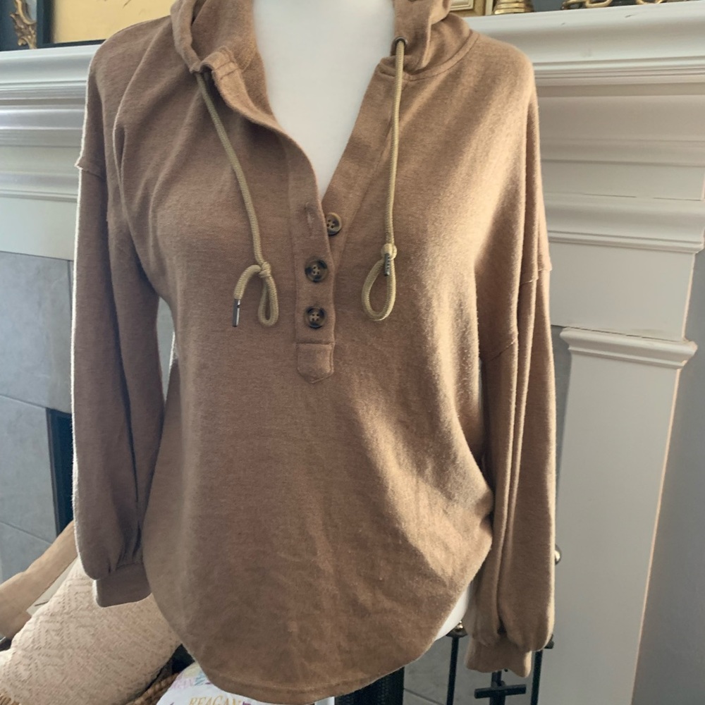 Loveriche Knit Hoodie Sweater